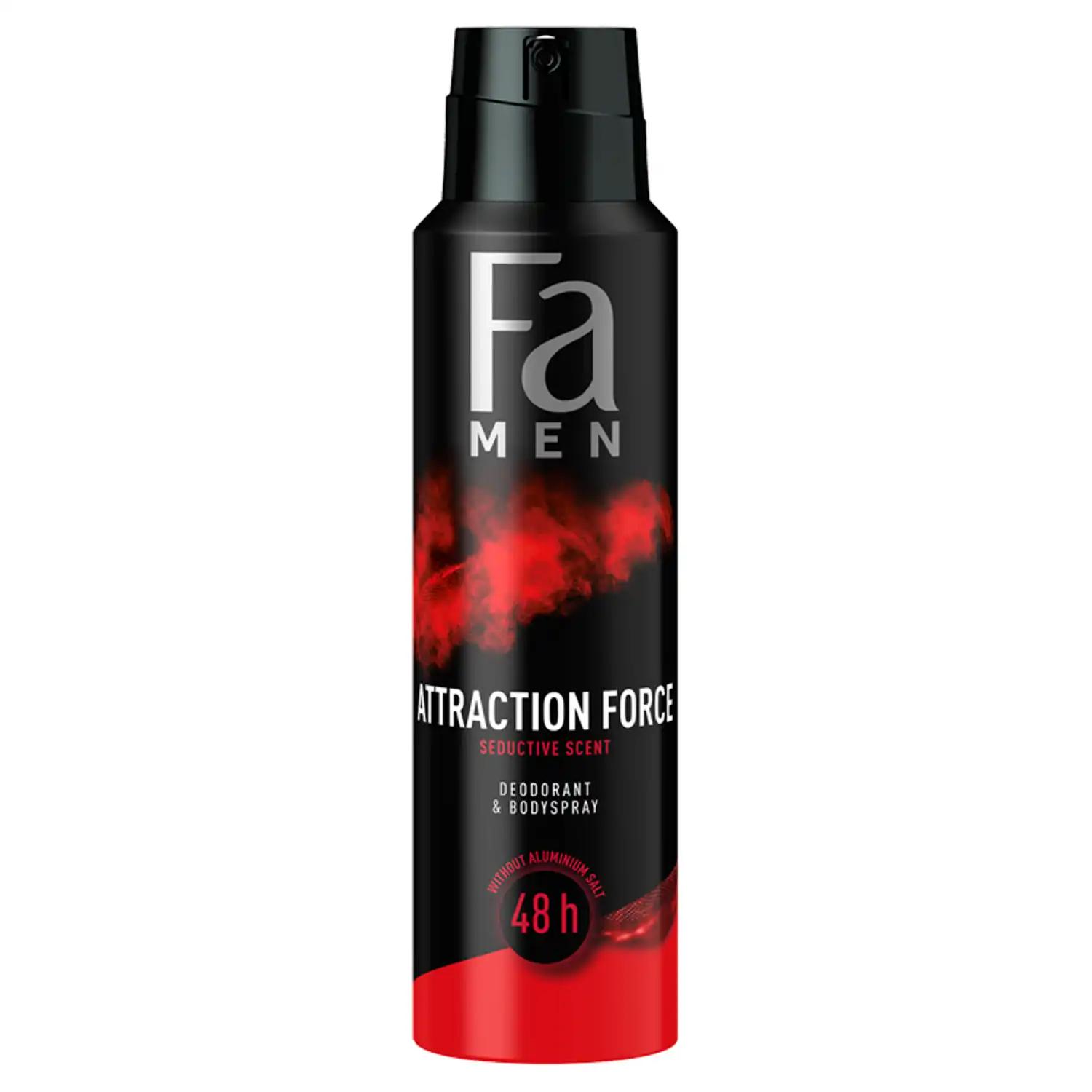 Fa Cosmetics Men Attraction Force 48H dezodorant męski w sprayu, 150 ml