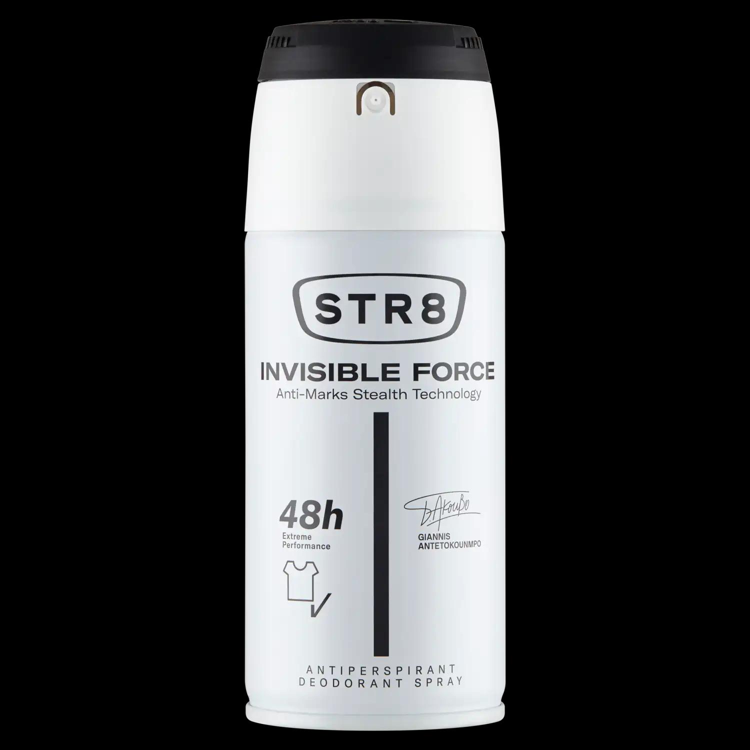 STR8 Invisible Force antyperspirant w sprayu męski, 150 ml