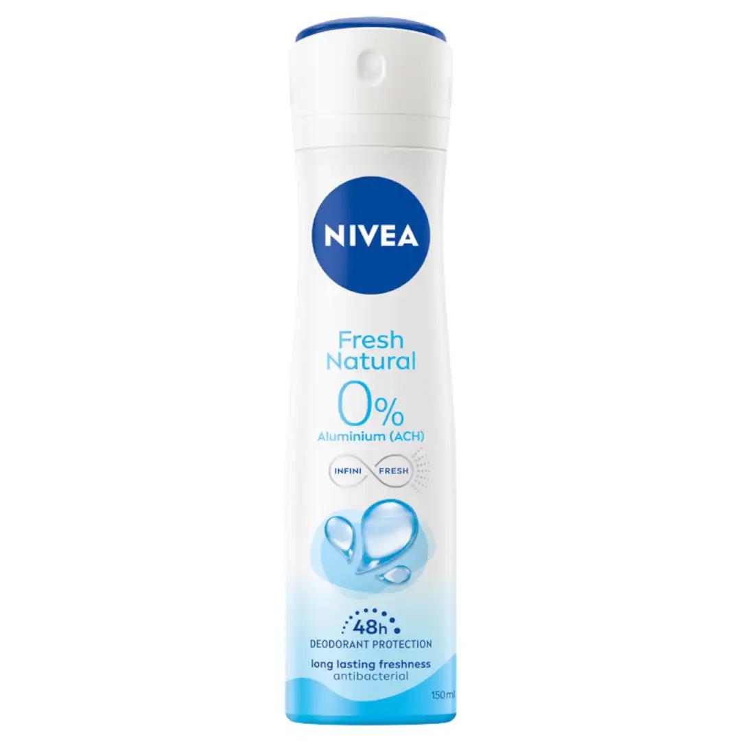 Nivea Fresh Natural antyperspirant damski w sprayu, 150 ml