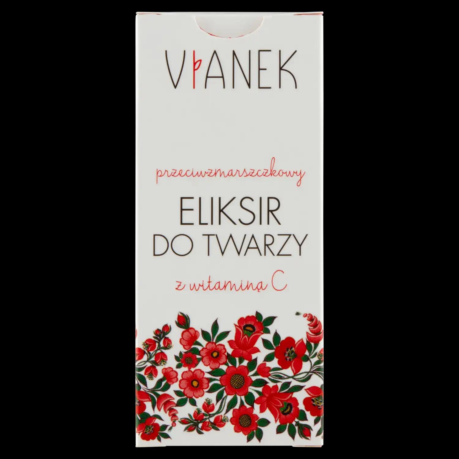 Vianek przeciwzmarszczkowy eliksir do twarzy, 30 ml