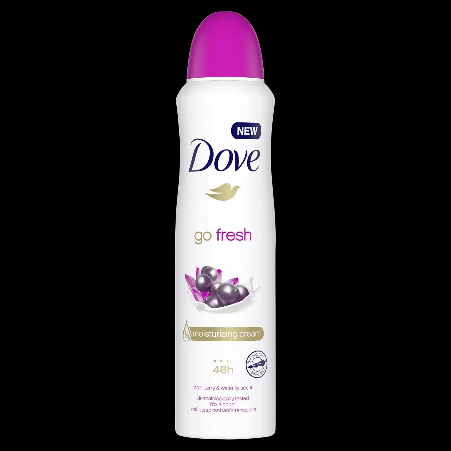 Dove Go Fresh antyperspirant w sprayu damski, 150 ml