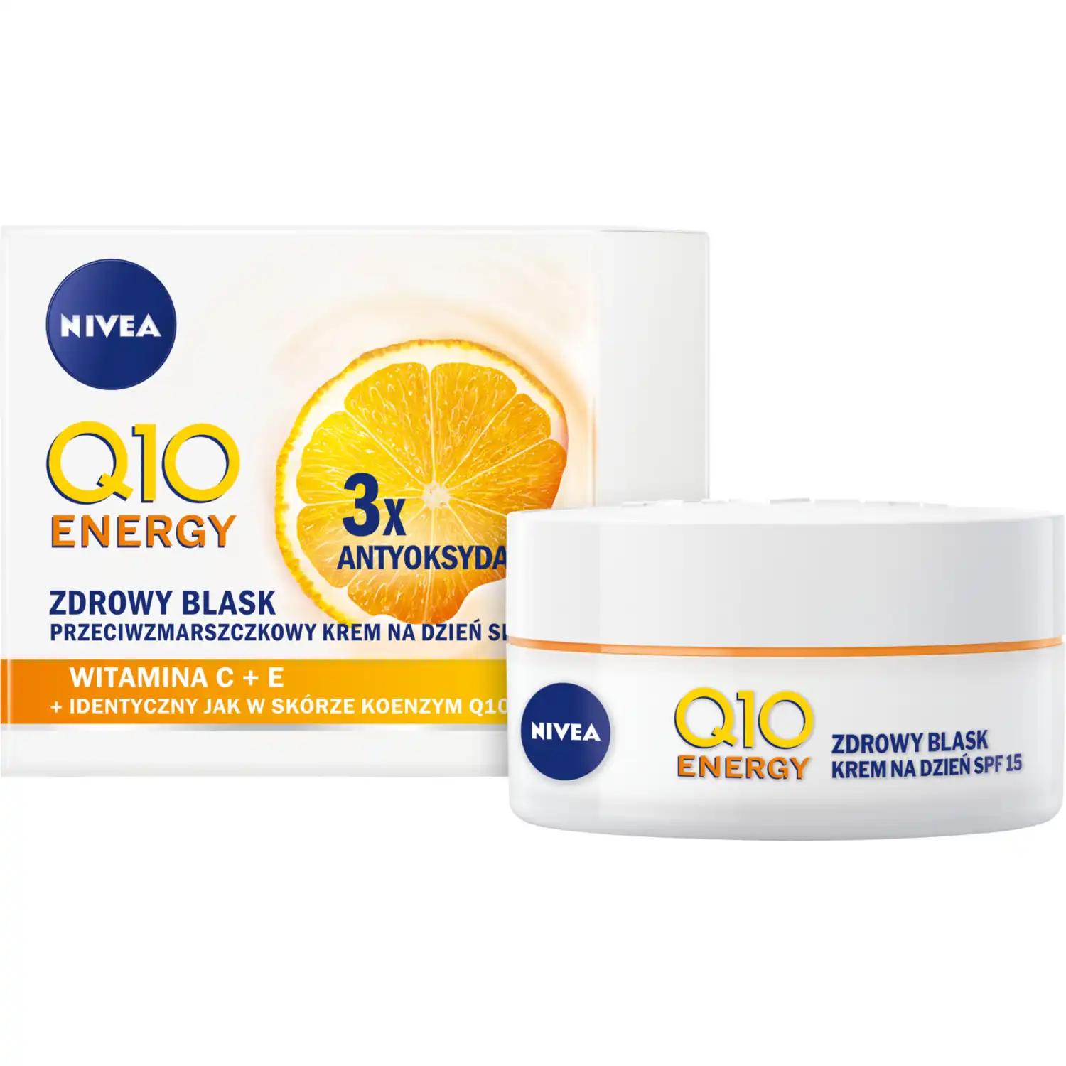 Nivea Q10 Energy krem do twarzy na dzień z witaminą C i SPF15, 50 ml