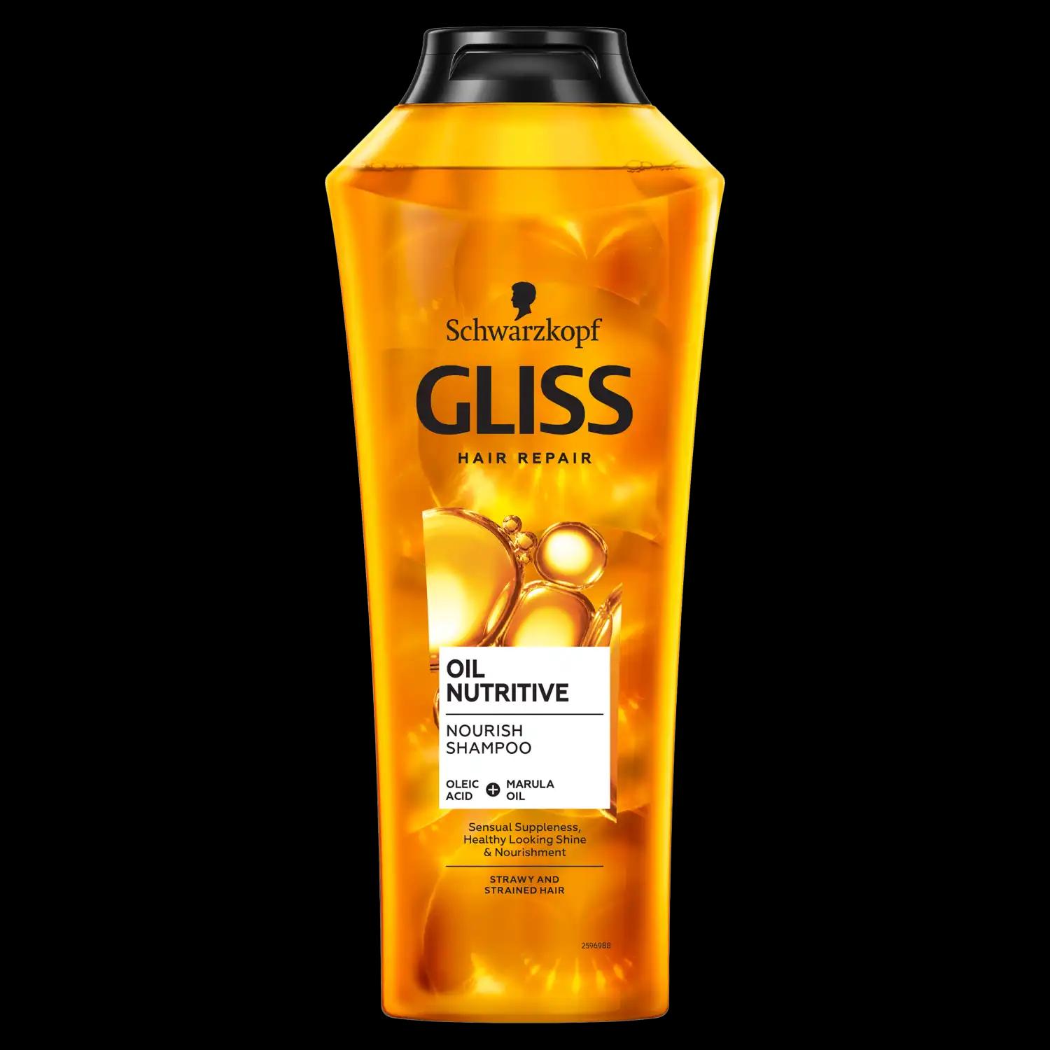 Schwarzkopf Gliss Oil Nutritive do włosów przesuszonych i nadwyrężonych, 400 ml