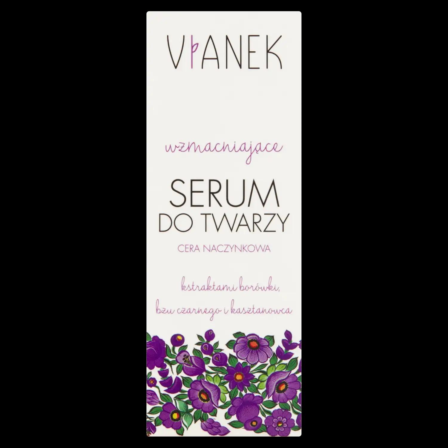 Vianek wzmacniające serum do twarzy, 15 ml