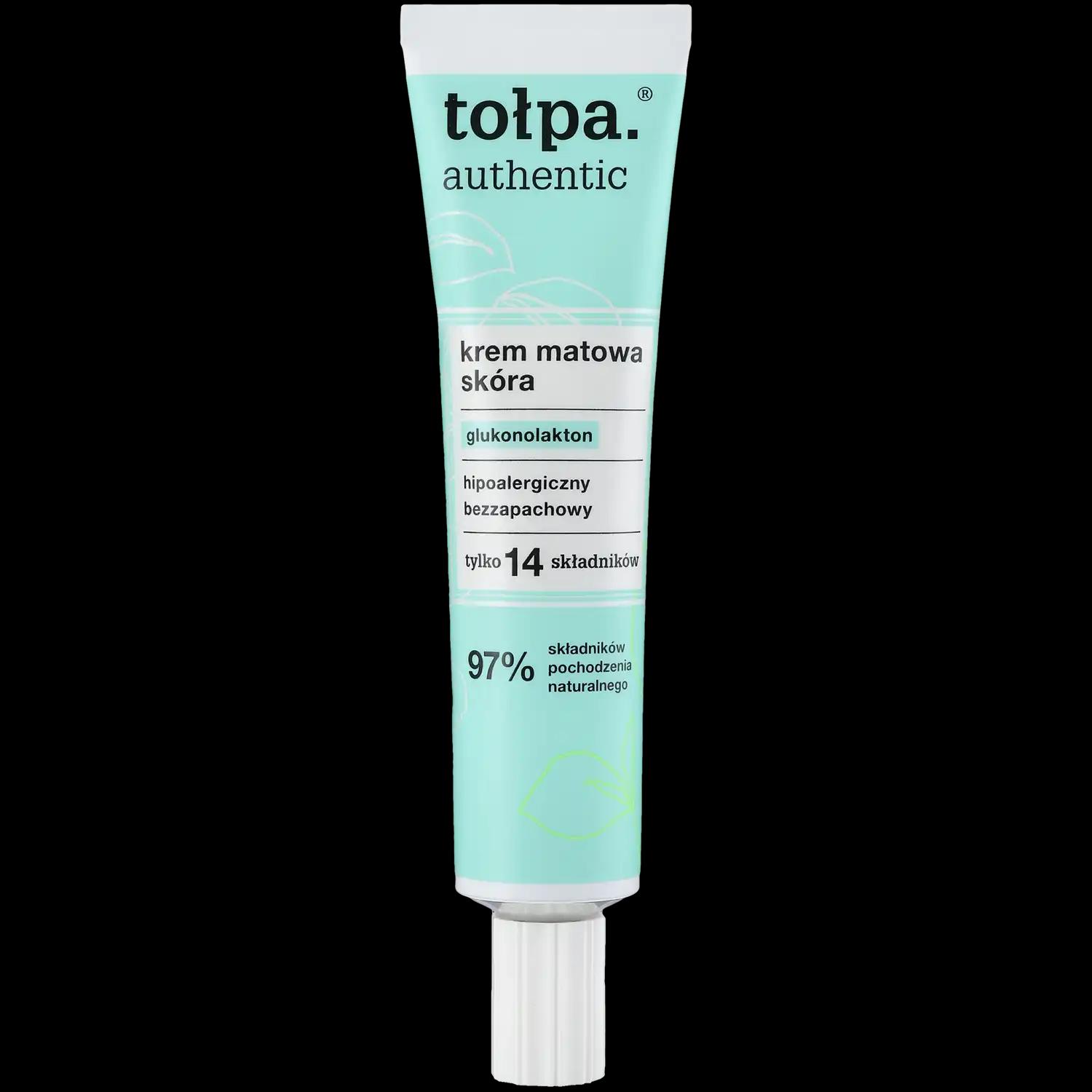 Tolpa Authentic matujący krem do twarzy, 40 ml