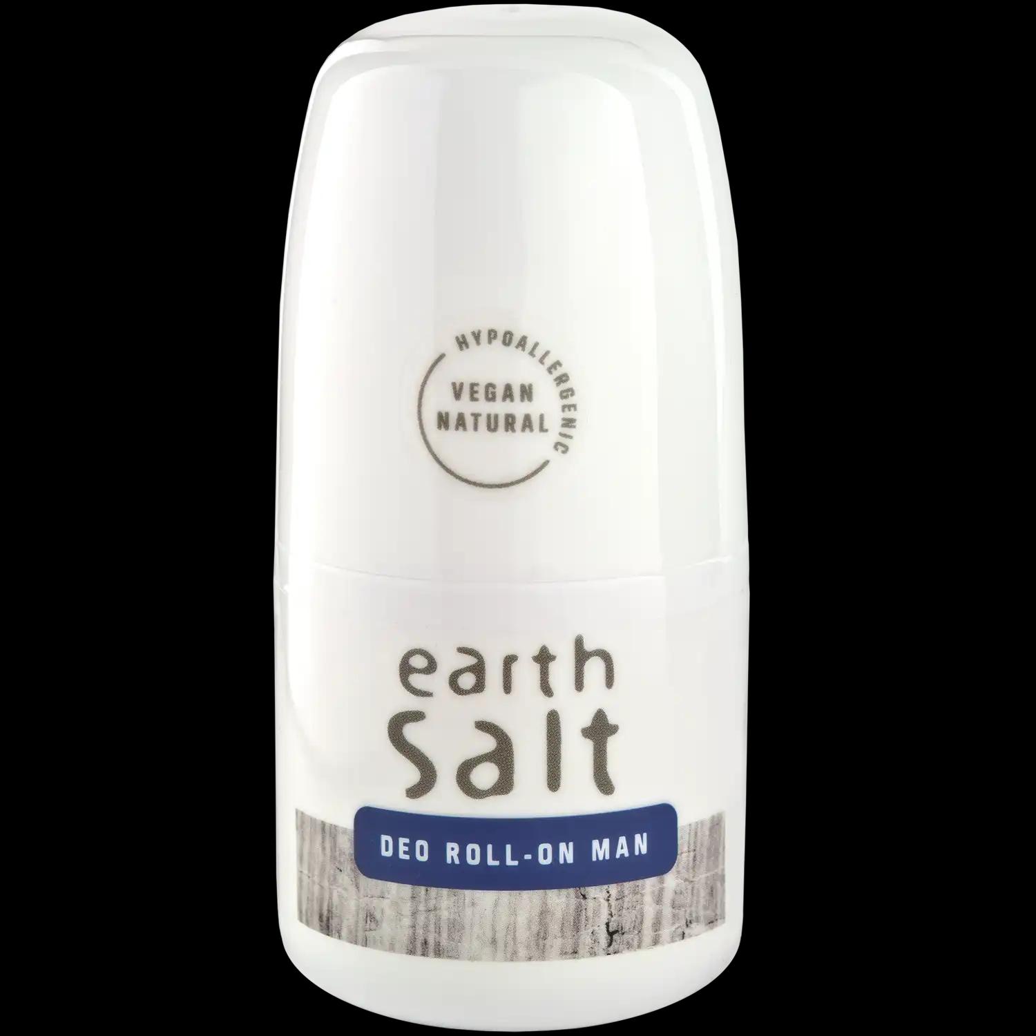 Earth Salt Naturalny antyperspirant męski w kulce, 50 ml