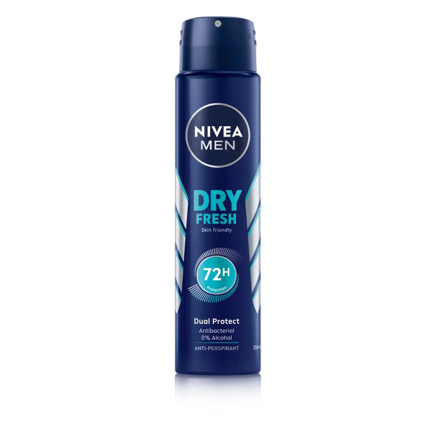 Nivea Men Dry Fresh antyperspirant męski w sprayu, 250 ml