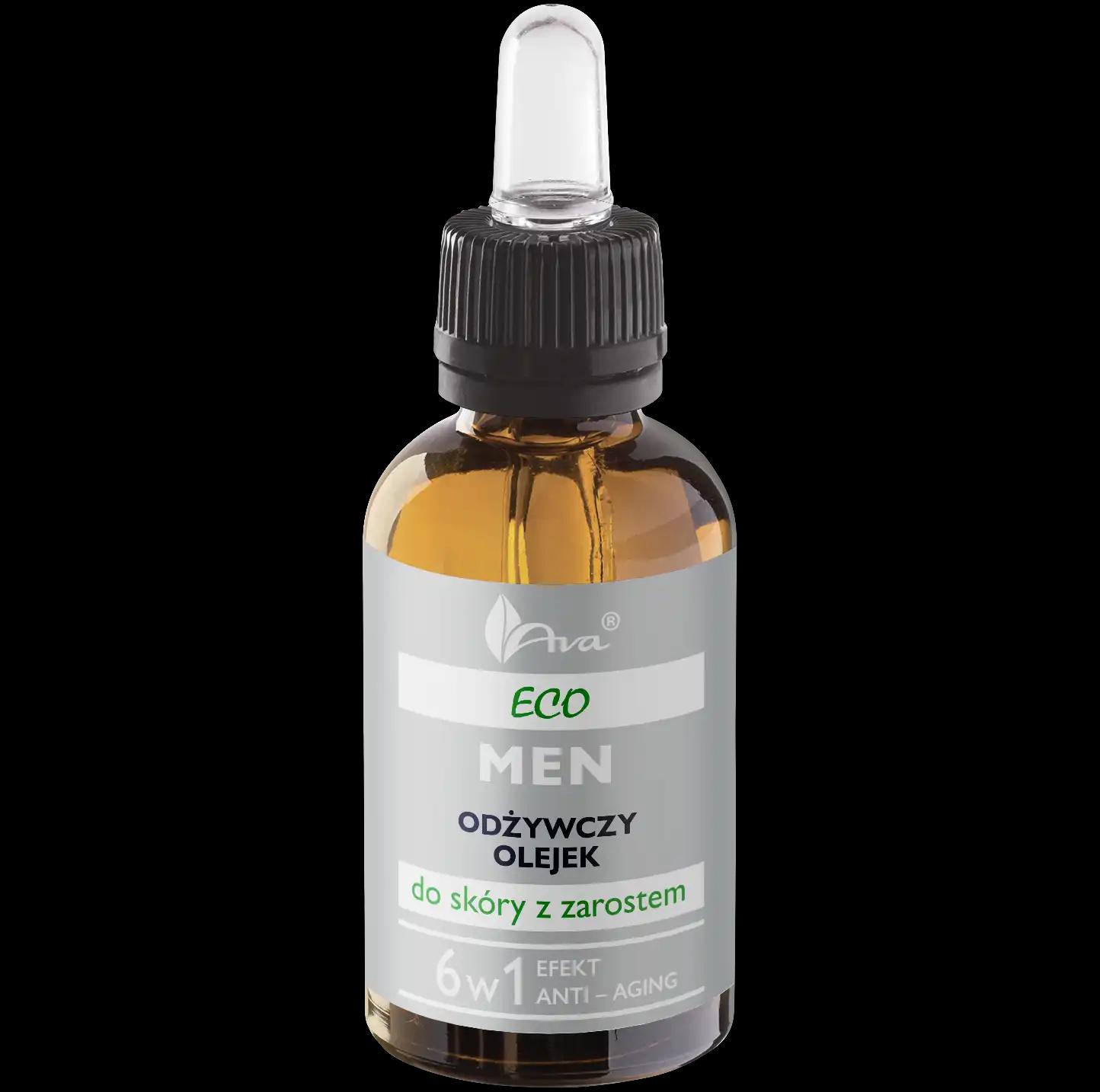 AVA Laboratorium Eco Men odżywczy olejek do skóry z zarostem, 30 ml