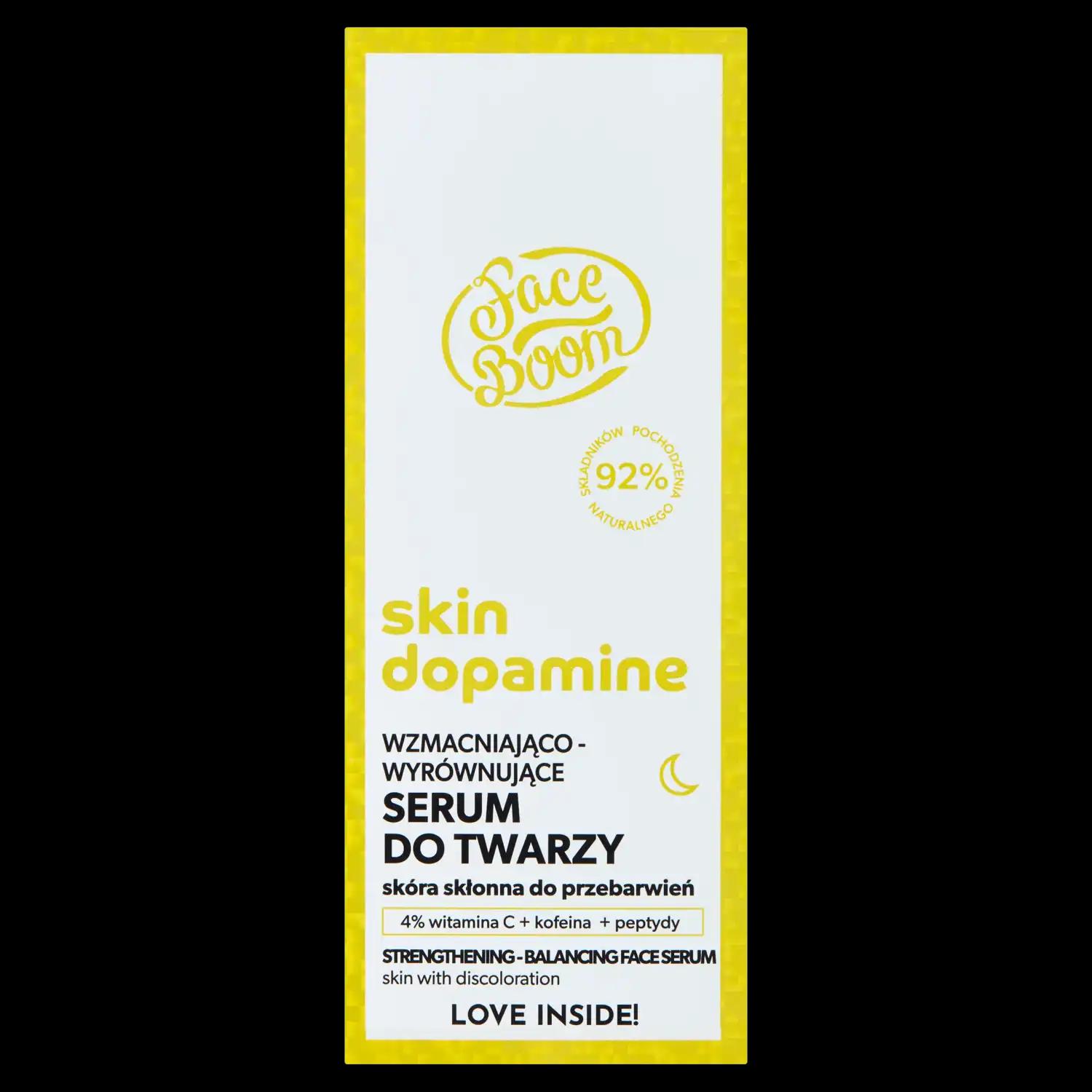 Faceboom Skin Dopamine wyrównujące koloryt serum do twarzy, 30 ml