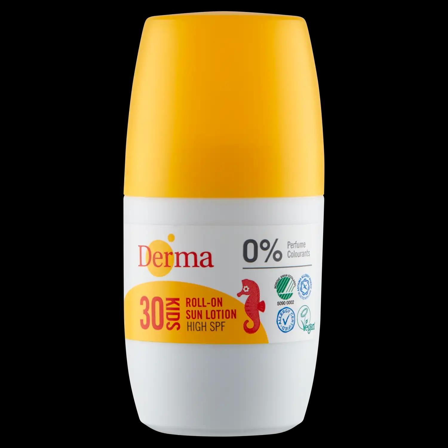 Derma Sun Kids ochronny roll-on dla dzieci SPF30, 50 ml