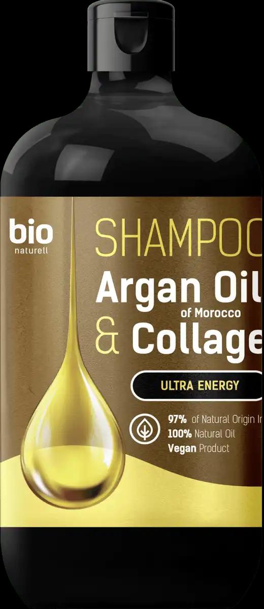 Bio Naturell Agan Oil of Morocco & Collagen Szampon do wszystkich rodzajów włosów, 0,95 l