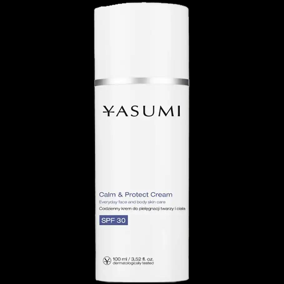 Yasumi łagodzący krem do twarzy i ciała z filtrem SPF30, 100 ml