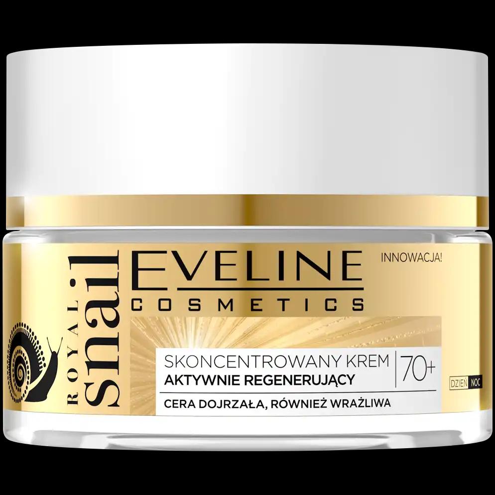 Eveline Cosmetics Royal Snail skoncentrowany krem do twarzy na dzień i noc 70+, 50 ml