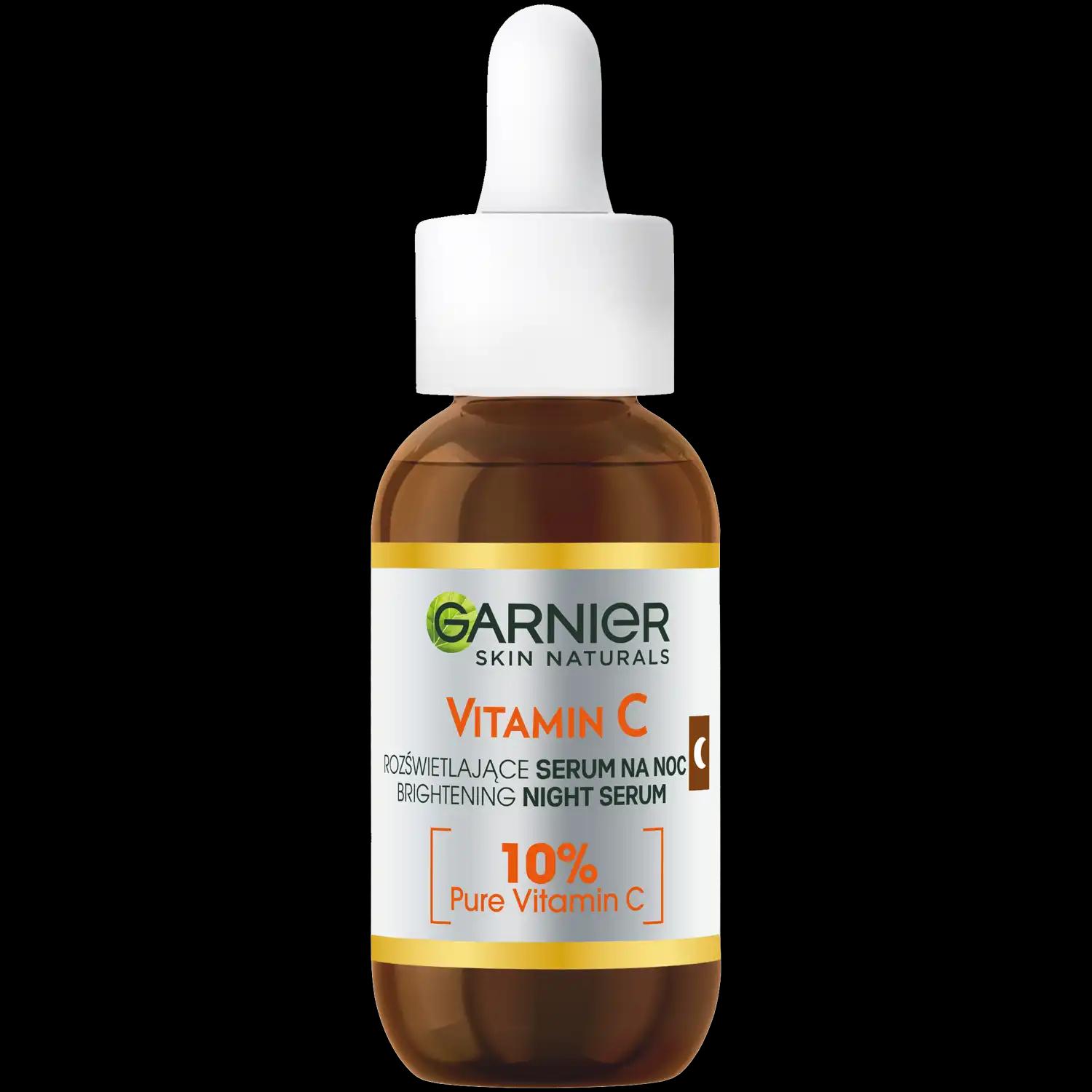 Garnier Vitamin C rozświetlające serum do twarzy na noc, 30 ml