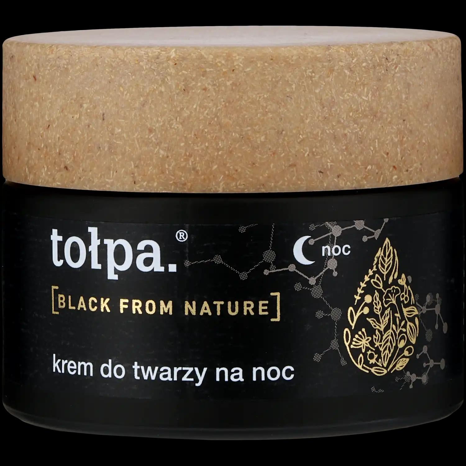 Tolpa Black From Nature krem do twarzy na noc, 50 ml