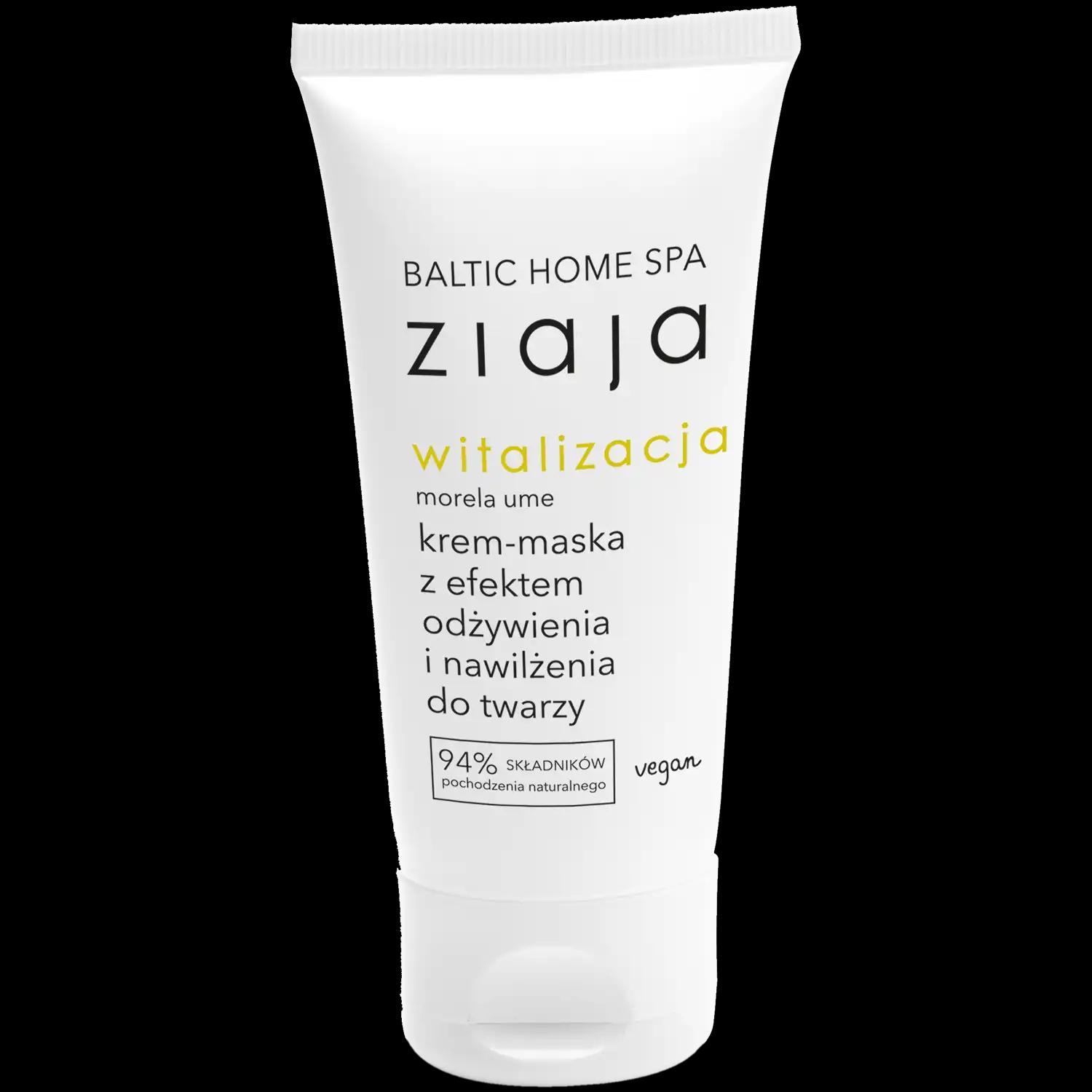 Ziaja Baltic Home Spa Witalizacja odżywczy krem-maska do twarzy, 50 ml