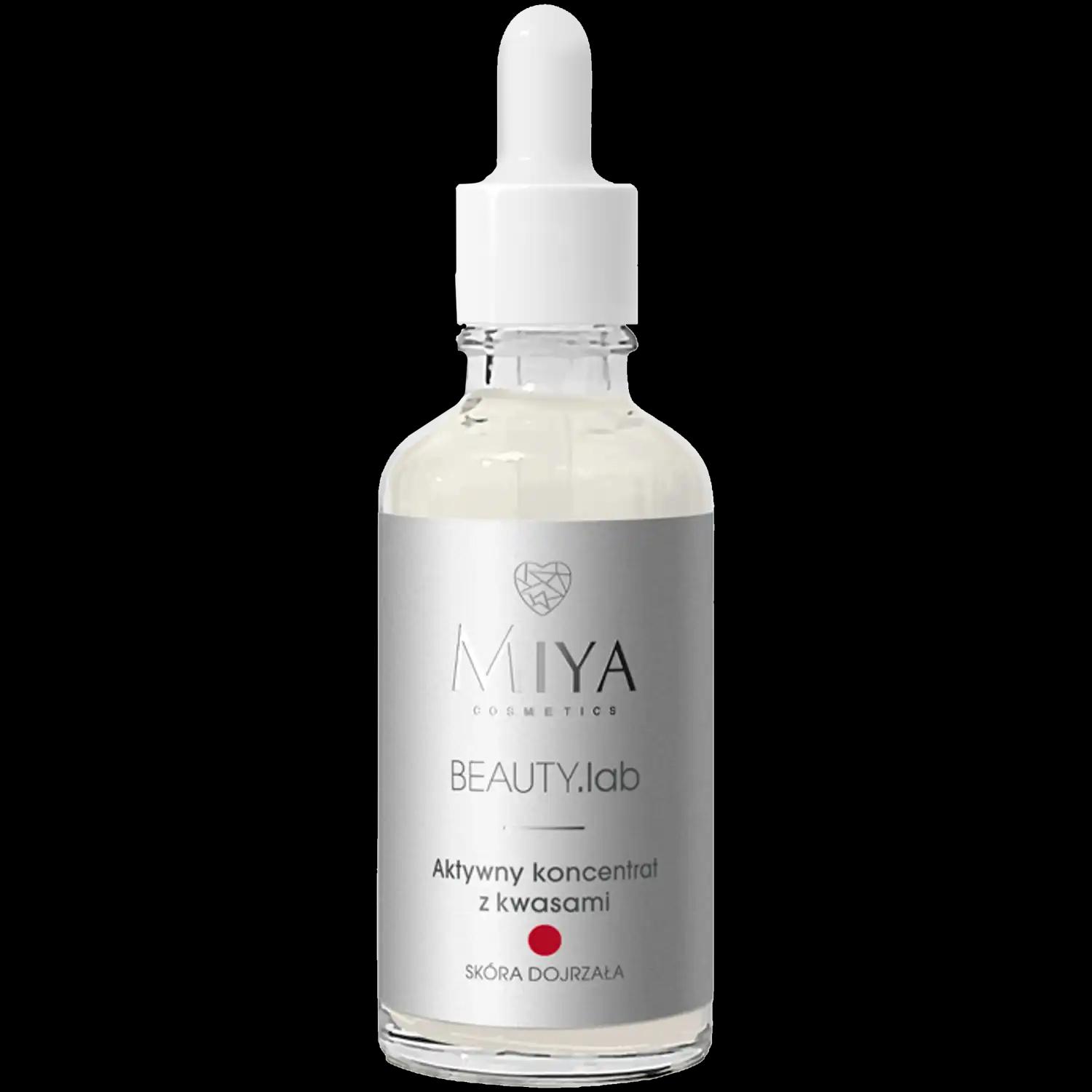 MIYA COSMETICS Miya Cosmetics Beauty.lab aktywny koncentrat z kwasami do skóry dojrzałej, 50 ml