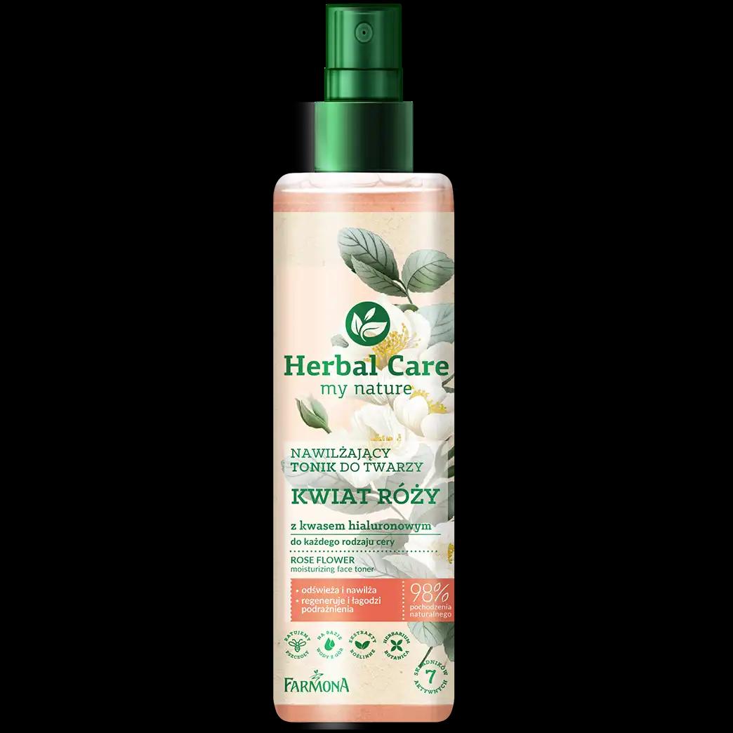 Herbal Care Kwiat Róży tonik do twarzy, 200 ml