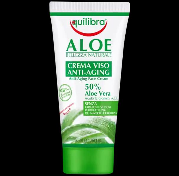 Equilibra Aloe przeciwstarzeniowy krem do twarzy, 50 ml