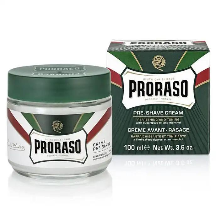 Proraso Green orzeźwiający krem przed goleniem, 100 ml