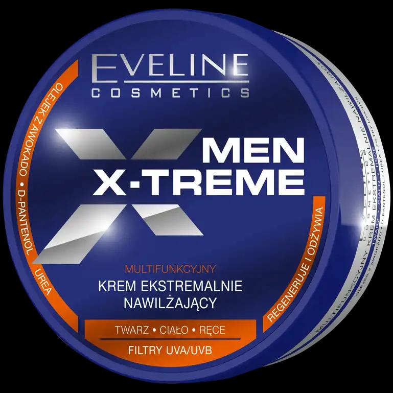 Eveline Cosmetics Men X-Treme multifunkcyjny krem ekstremalnie nawilżający do twarzy i ciała męski, 200 ml