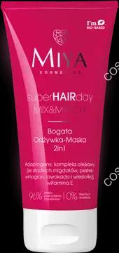 MIYA COSMETICS superHAIRday bogata maska do włosów, 2w1 150 ml