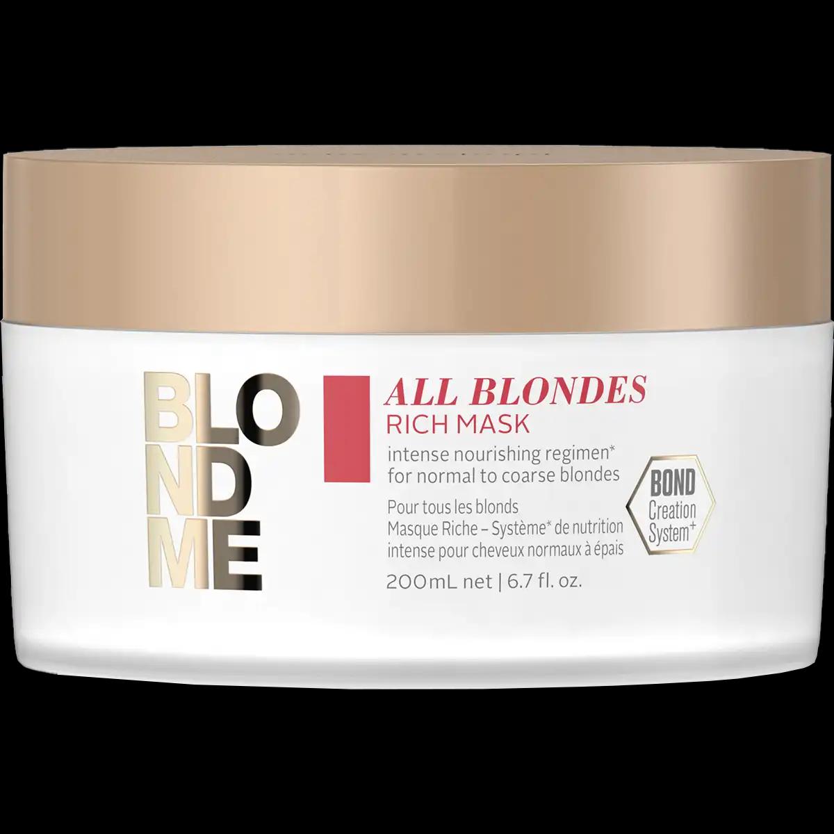 Schwarzkopf Professional BlondMe All Blondes Rich bogata do włosów blond, 200 ml