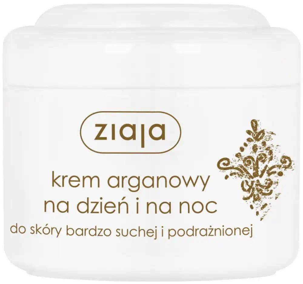 Ziaja łagodząco-ochronny krem z olejem arganowym do twarzy na dzień i na noc do skóry bardzo suchej i podrażnionej, 75 ml