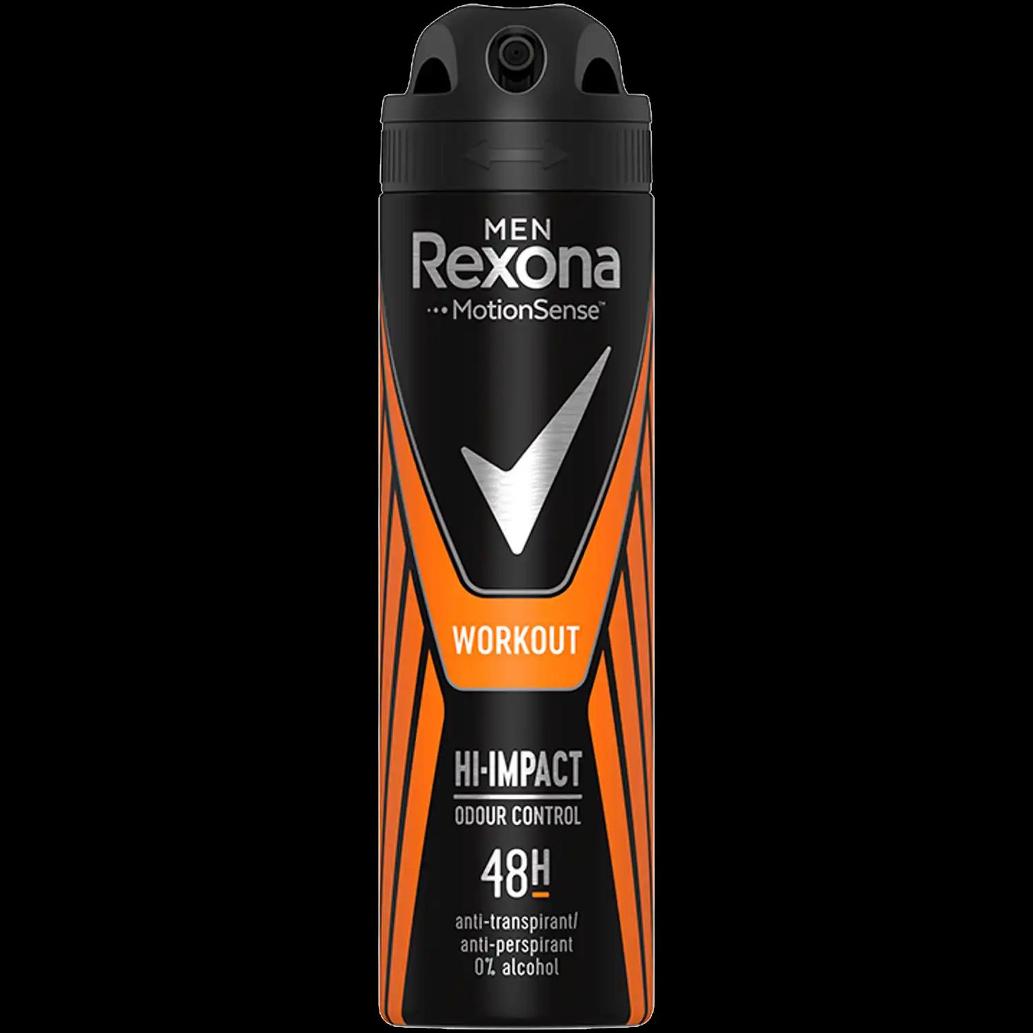 Rexona Workout antyperspirant w sprayu męski, 150 ml