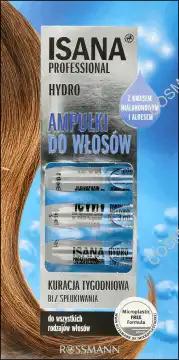 ISANA Professional ampułki do włosów hydro 7x3 ml