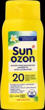 SUNOZON mleczko do opalania, średnia ochrona, SPF 20 200 ml