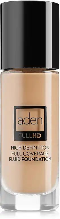 Aden Cosmetics Full HD High Definition Full Coverage Full Foundation