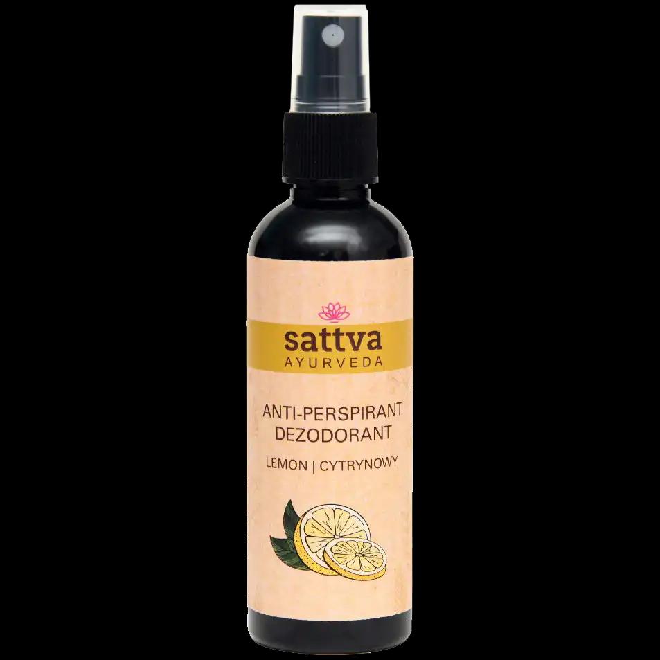 Sattva naturalny dezodorant na bazie wody o zapachu cytrynowym, 80 ml