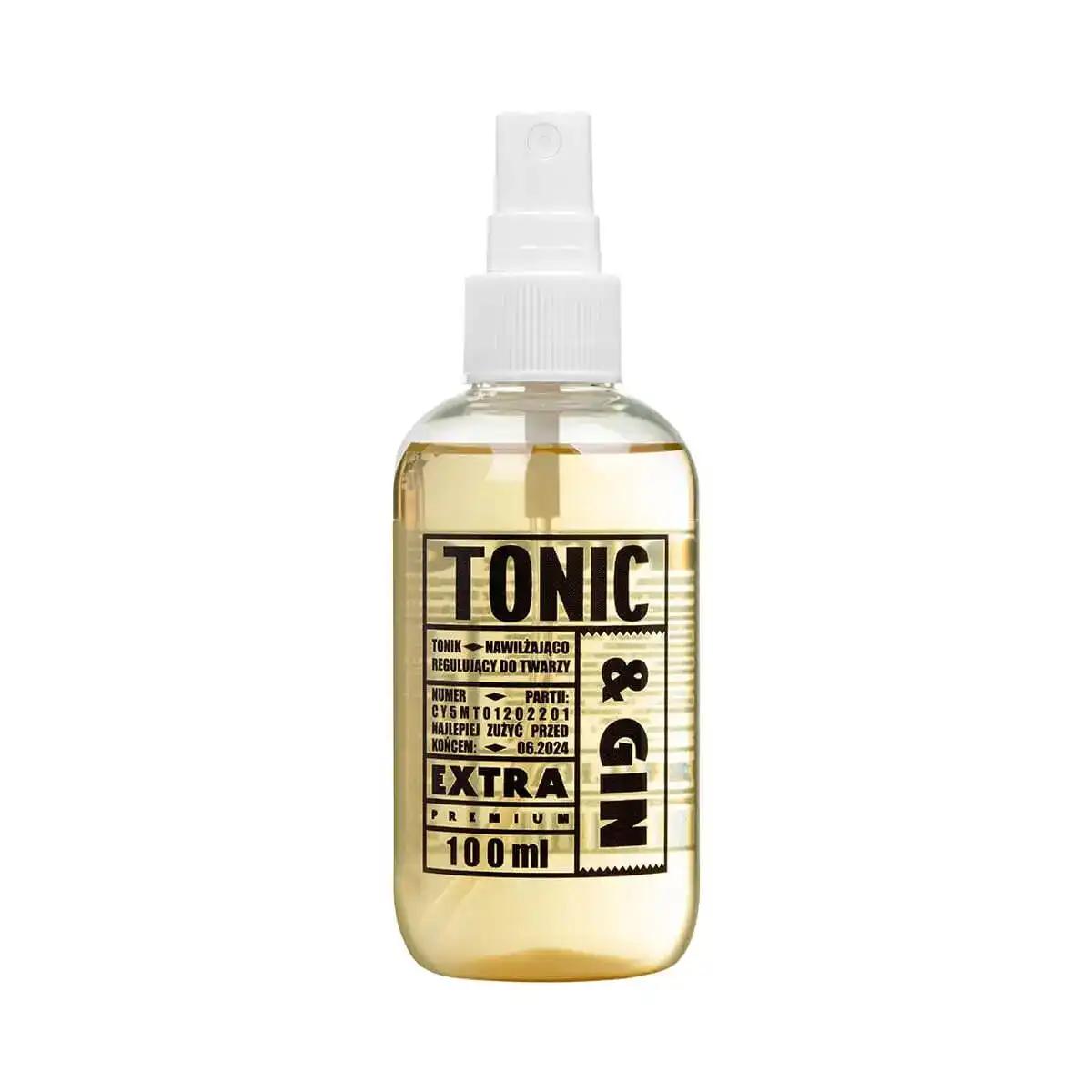 Cyrulicy Tonik&Gin męski tonik do pielęgnacji twarzy, 100 ml