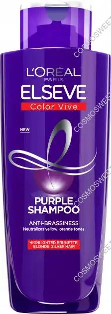 L'Oreal Paris Тонувальний шампунь Elseve Color Vive Purple для освітленого та мельованого волосся 200 мл