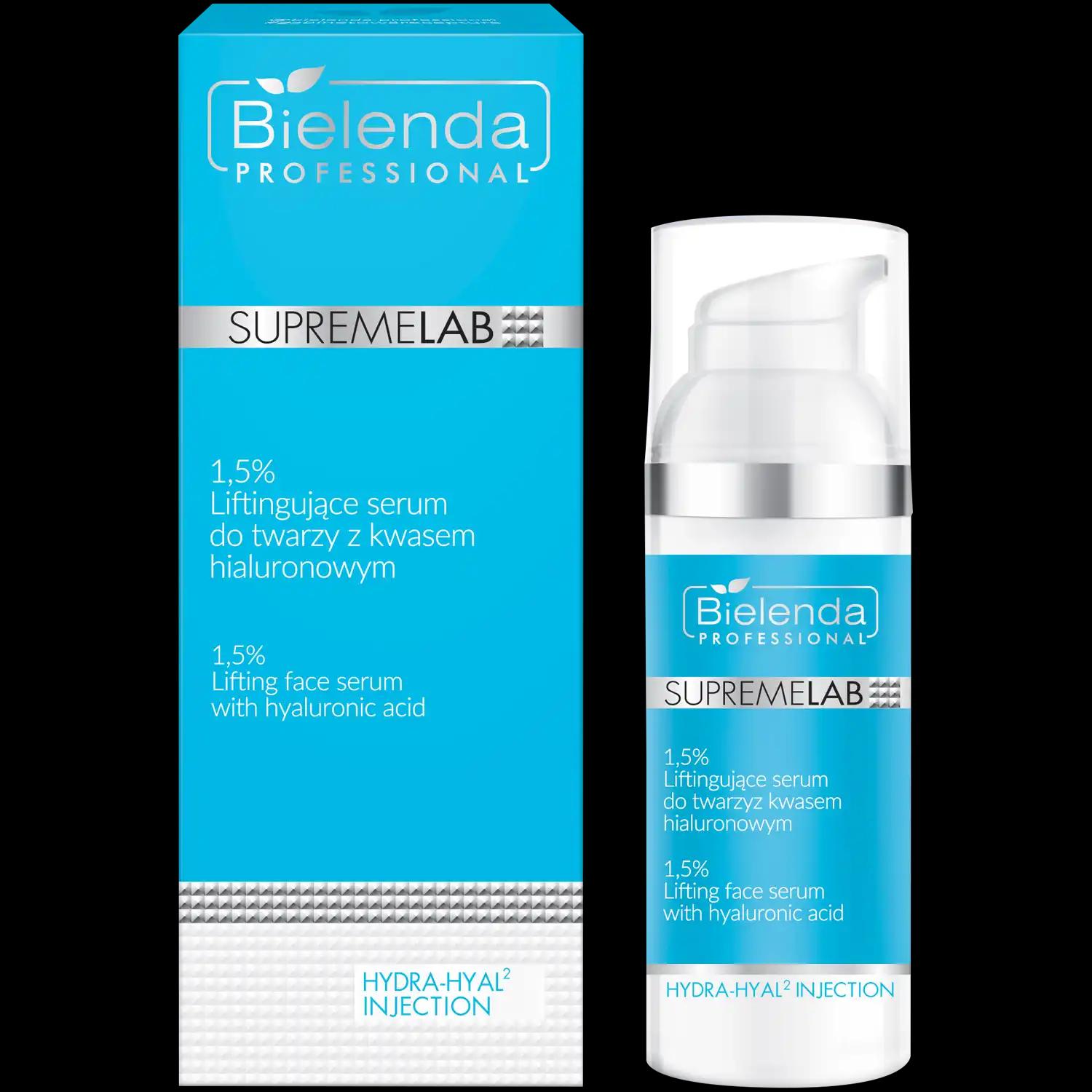 Bielenda Professional Hydra-Hyal2 Injection liftingujące serum do twarzy z kwasem hialuronowym, 50 g