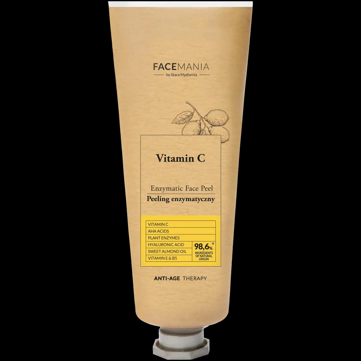 Facemania Vitamin C peeling enzymatyczny z witaminą c do twarzy, 75 ml