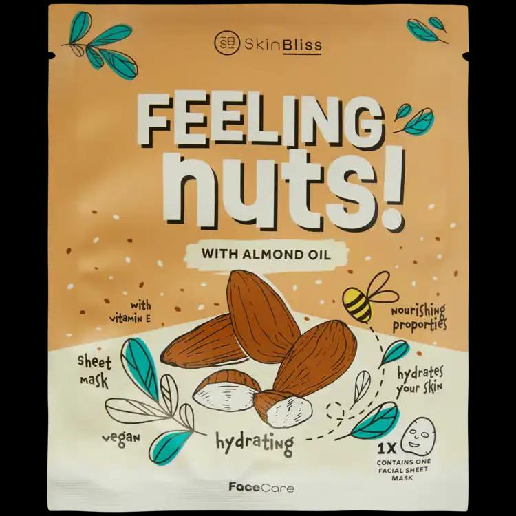 SkinBliss Feeling Nuts! Hydrating Sheet Mask with Almond Oil