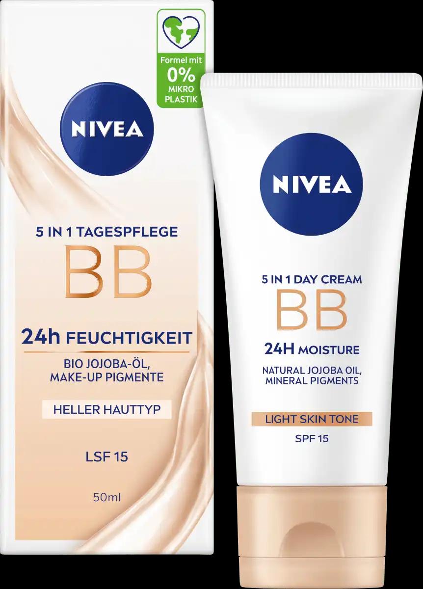 Nivea BB Creme Essentials 5in1 heller Hauttyp, LSF 15, 50 ml