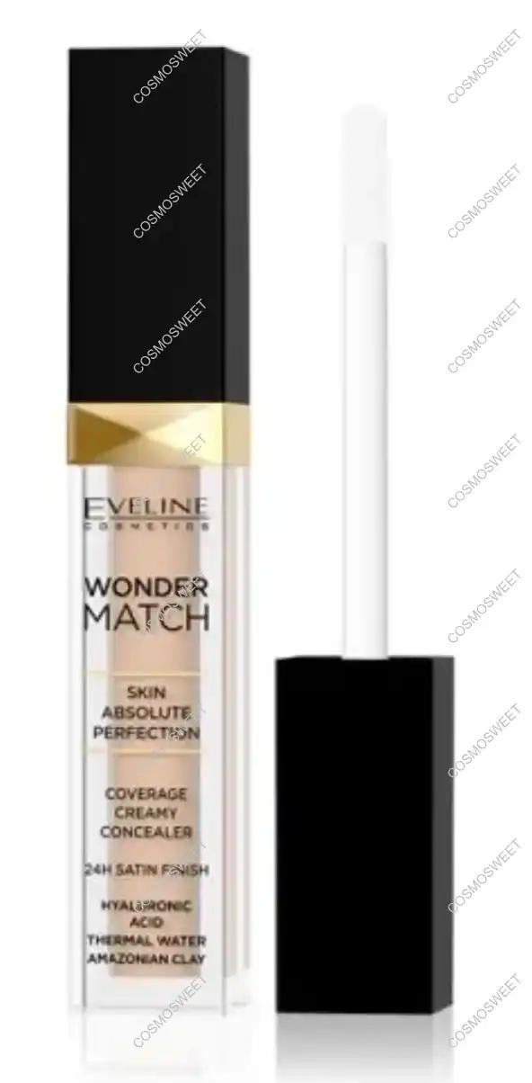 Eveline Cosmetics Консилер для обличчя Eveline Cosmetics Wonder Match Coverage Creamy Concealer 25 Sand Nude, 6.8 мл