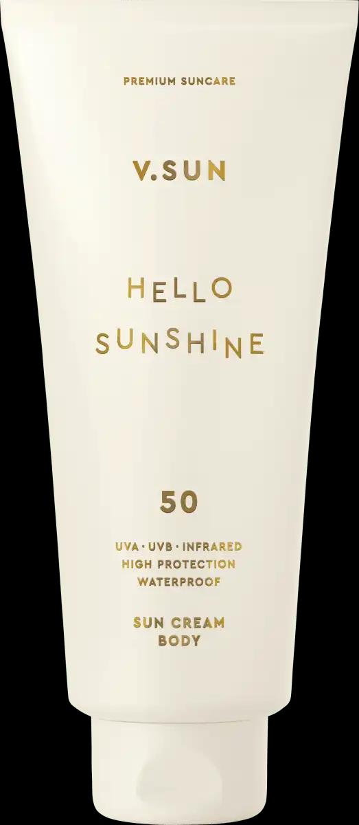 V.SUN Sonnenmilch 'hello sunshine', LSF 50, 200 ml