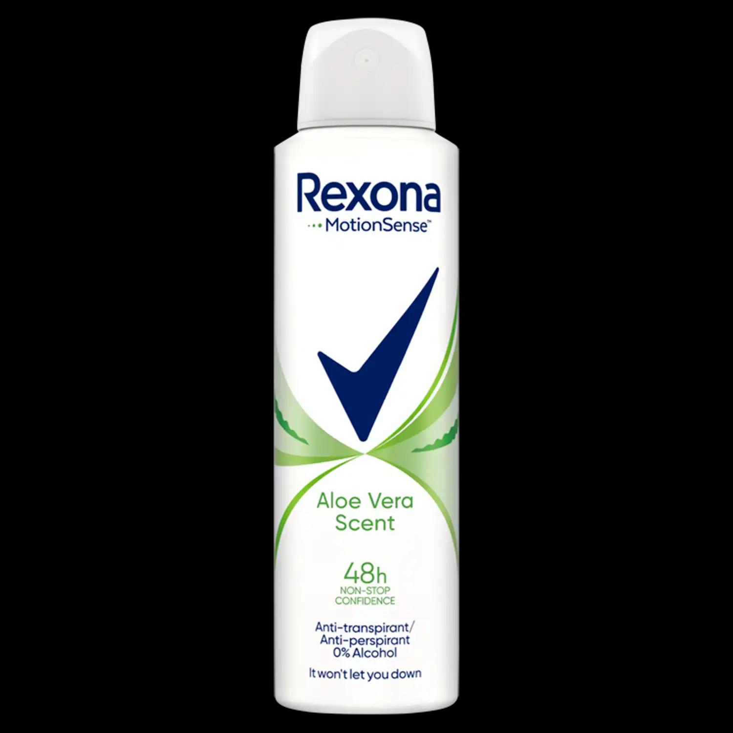 Rexona Aloe antyperspirant damski w sprayu, 150 ml