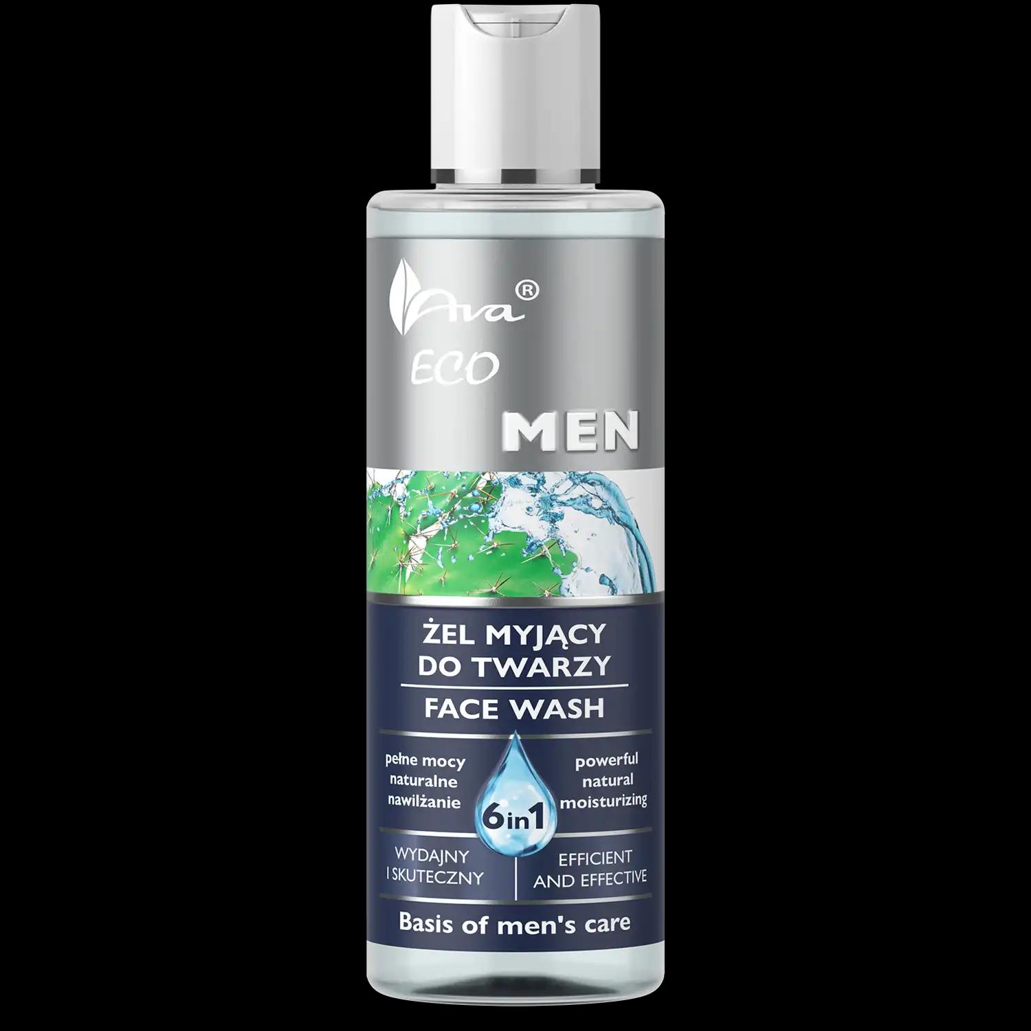 AVA Laboratorium Eco Men żel myjący do twarzy, 200 ml