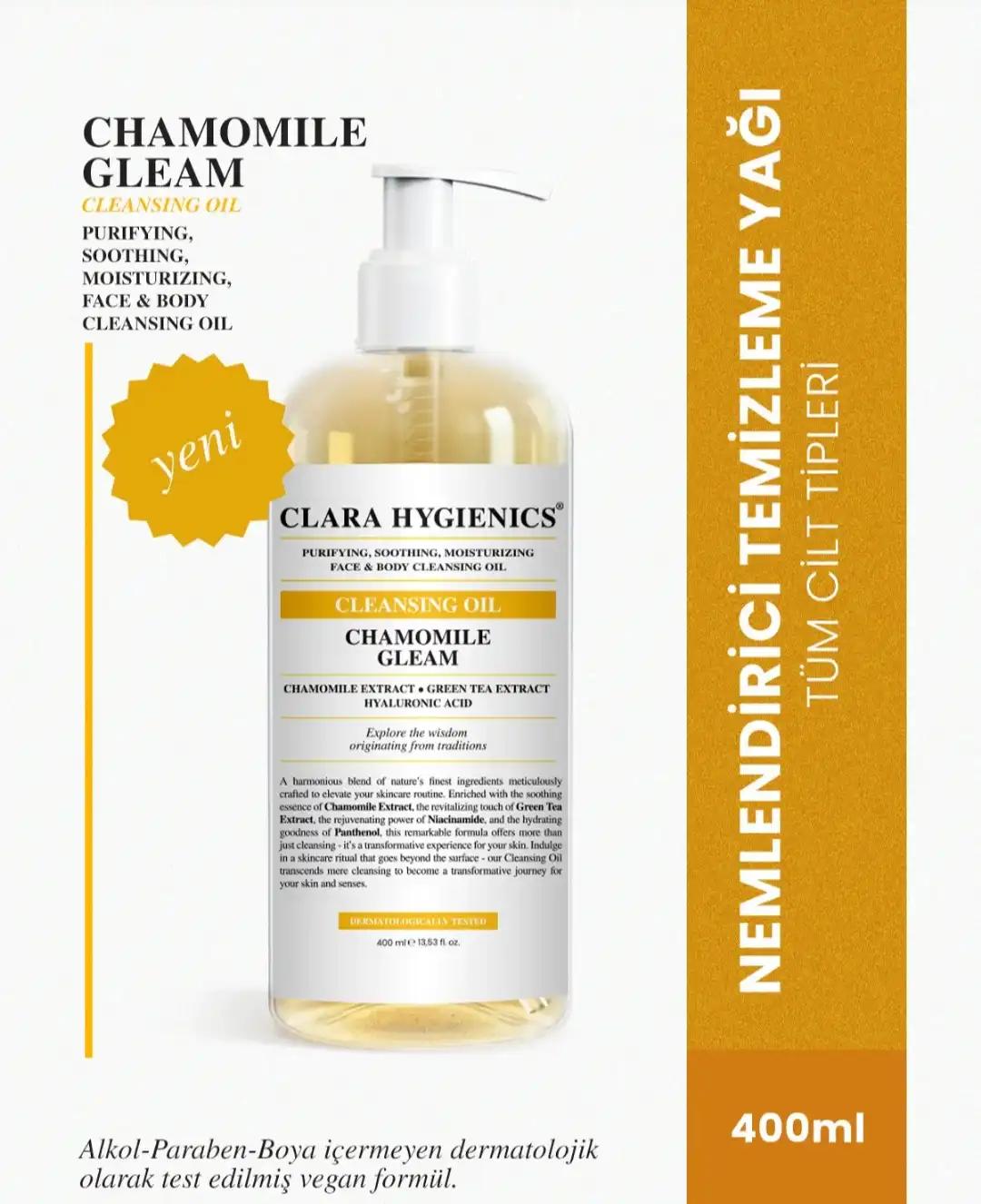 Clara Hygienics Chamomile Gleam Cilt Temizleme Yağı