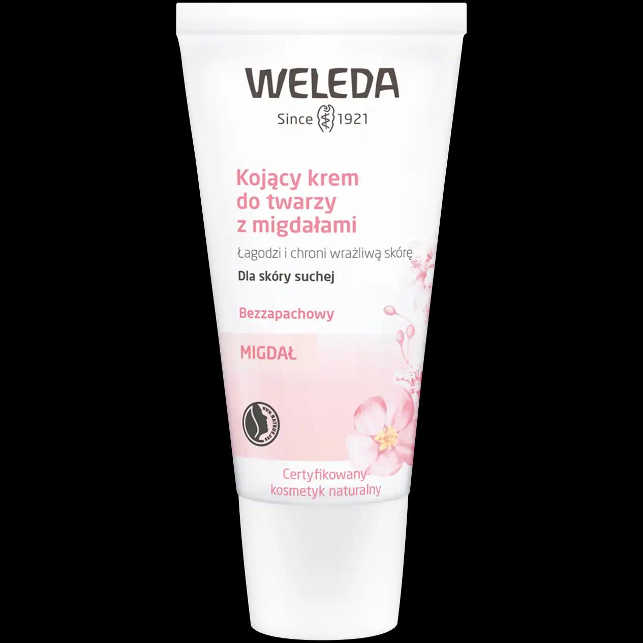 Weleda Migdał kojący krem do twarzy, 30 ml