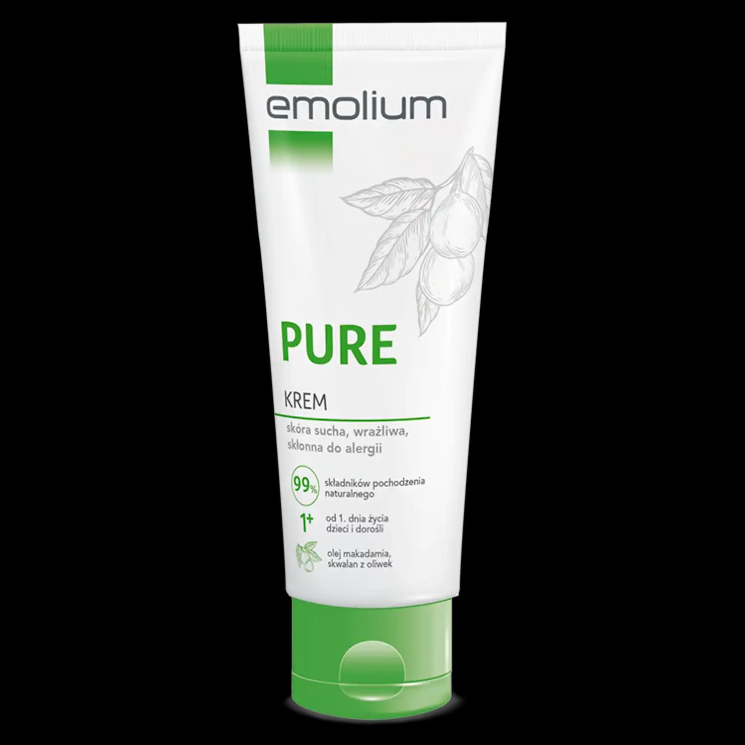 Emolium Pure krem do twarzy, 75 ml