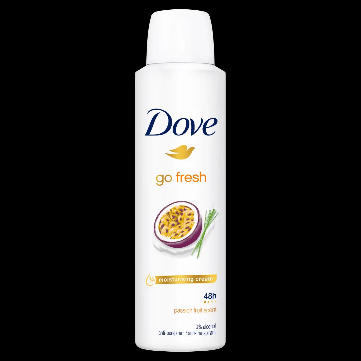 Dove Pass Fruit&Lemongrass antyperspirant w sprayu damski, 150 ml