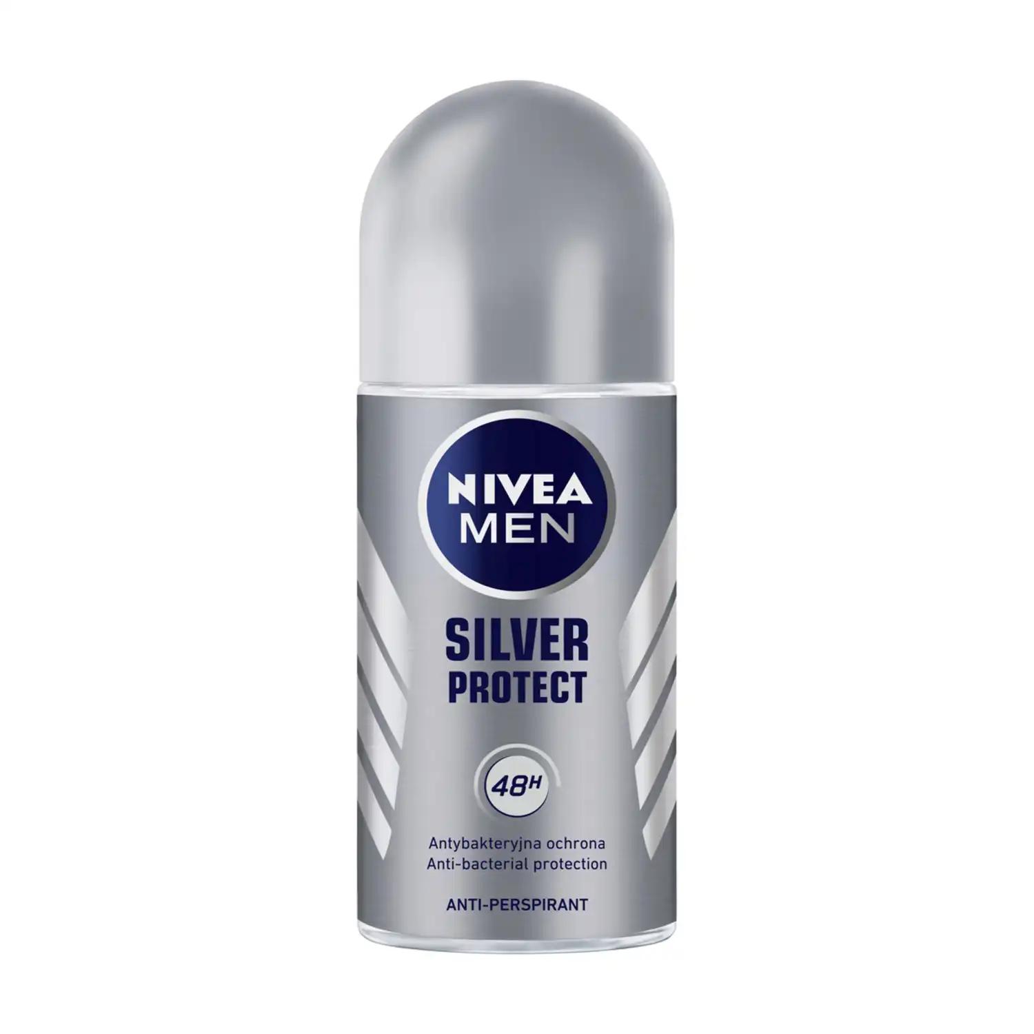 Nivea Men Silver Protect antyperspirant męski w kulce, 50 ml