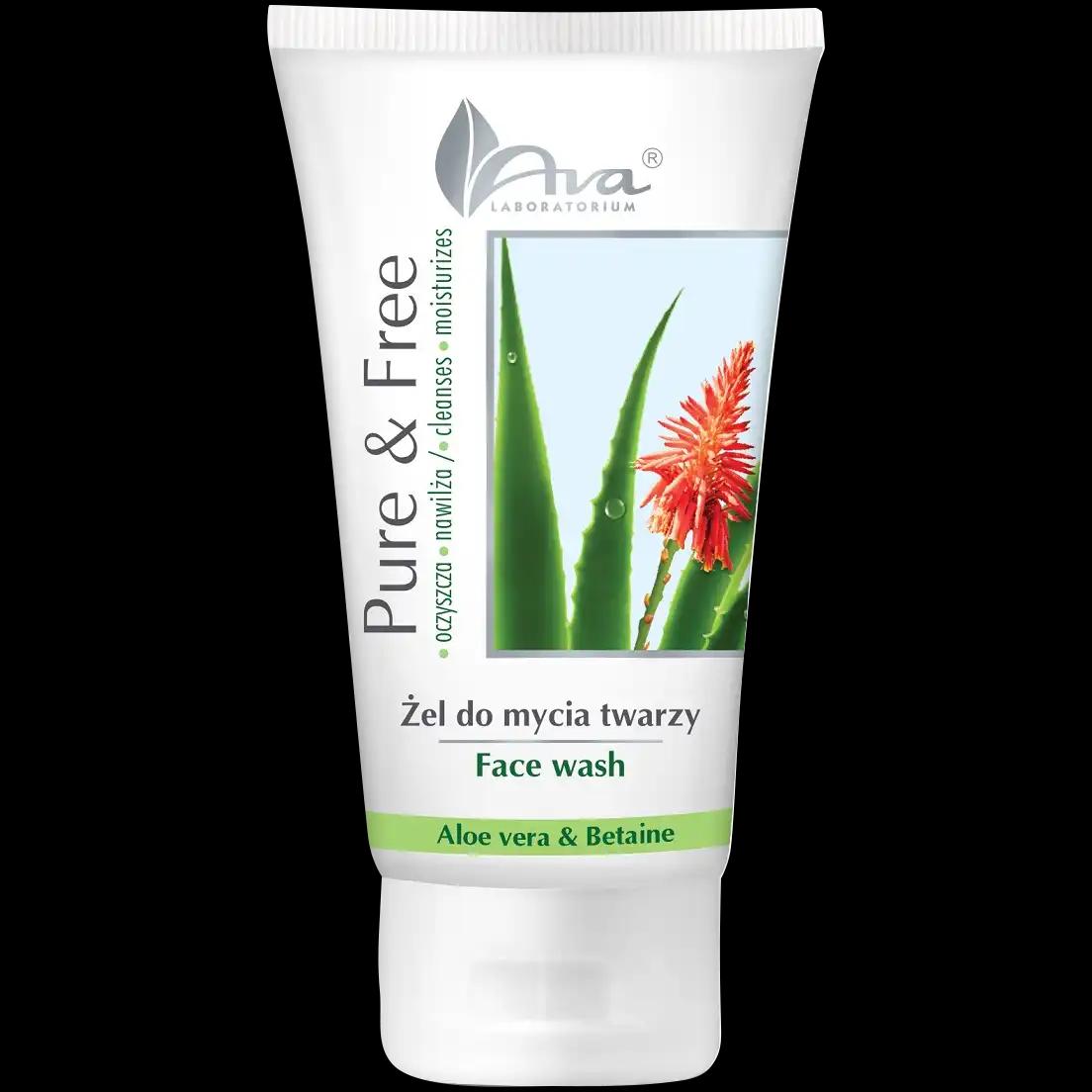 AVA Laboratorium Pure&Free żel do mycia twarzy, 150 ml