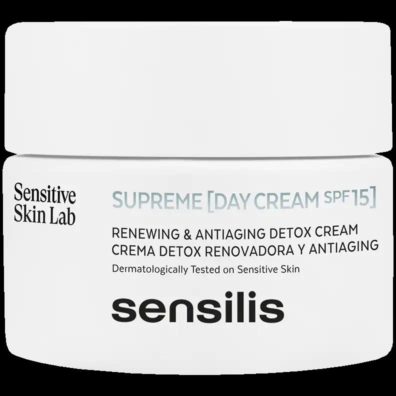 Sensitive Skin Lab Sensilis Supreme odmładzający krem do twarzy na dzień SPF15, 50 ml